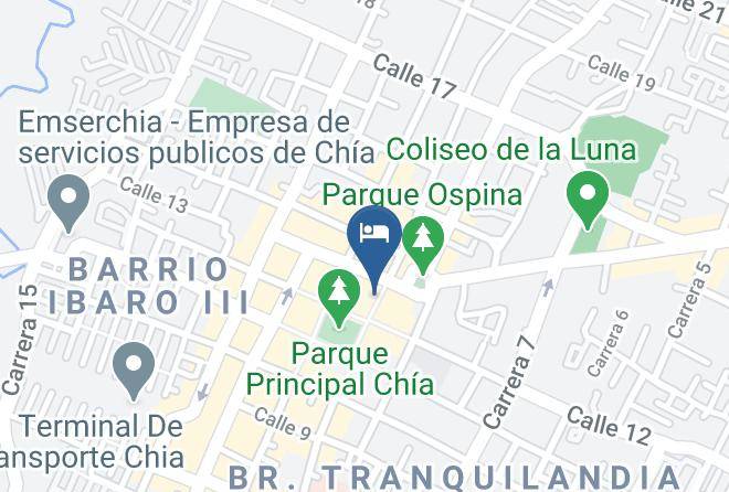 Chia - Hotel Casona Santa Rosa Maps