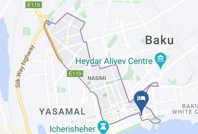 Baki - Hotel Caspian Maps