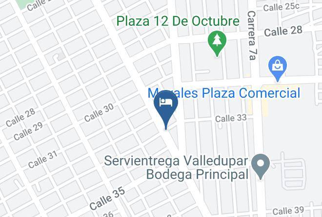 Valledupar - Hotel Cassa Blanca Maps