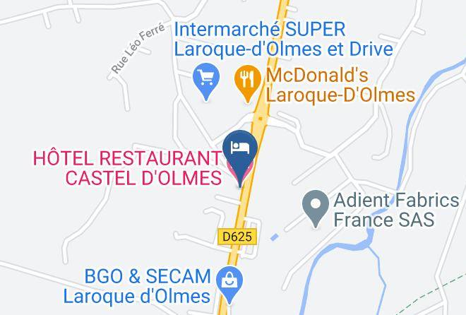 Ariege - Hotel Restaurant Castel D'olmes Maps