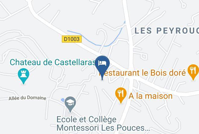 Hotel Castel Provence Map