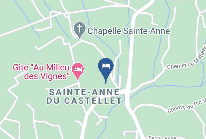 Var - Hotel Castel Sainte Anne Du Castellet Maps