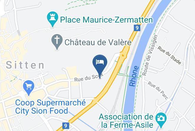 Sion - Hotel Castel Maps