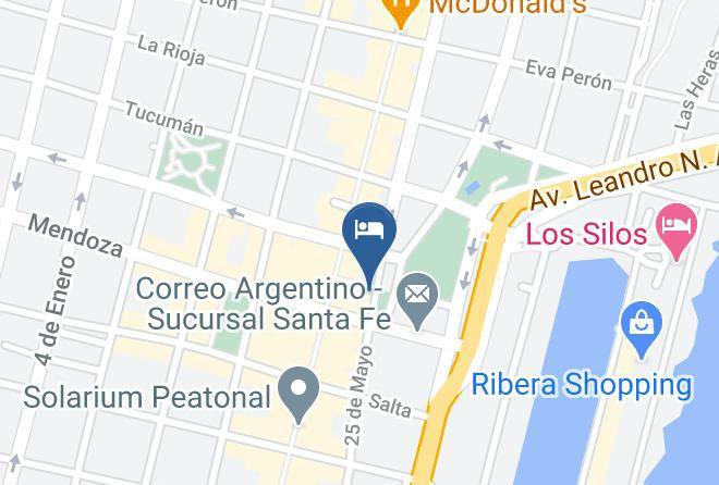 Santa Fe - Hotel Castelar Maps