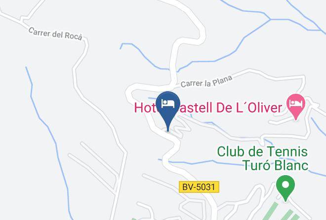 Barcelona - Hotel Castell Can Oliver Maps
