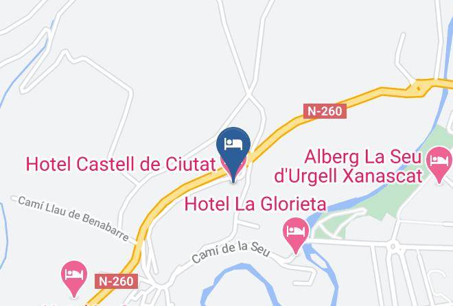 Lleida - Hotel Castell De Ciutat Maps