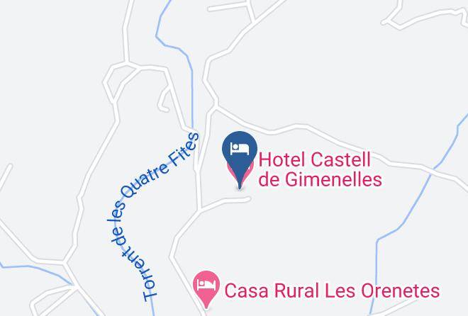 Tarragona - Hotel Castell De Gimenelles Maps