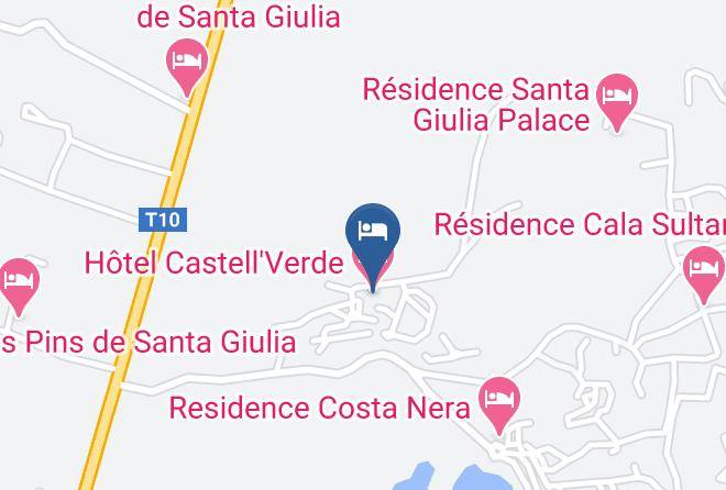 Hotel Castell'verde Map
