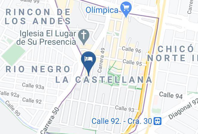 Hotel Castellana Inn Map