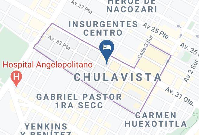 Puebla Chula Vista - Hotel Castellanos Maps