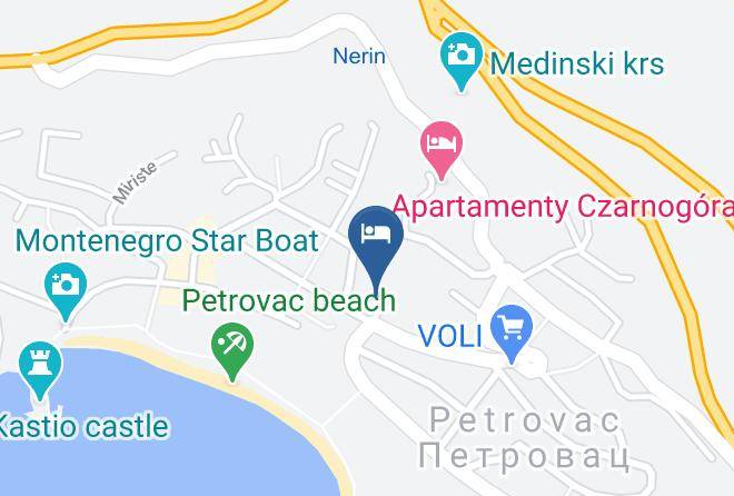 Budva - Hotel Castellastva Maps