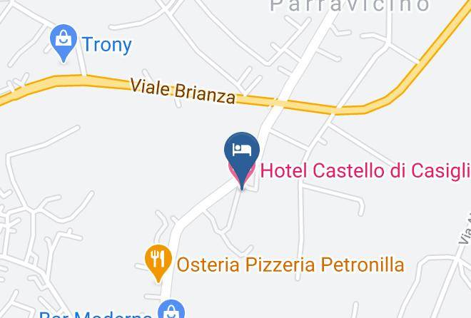 Como - Hotel Castello Di Casiglio Maps