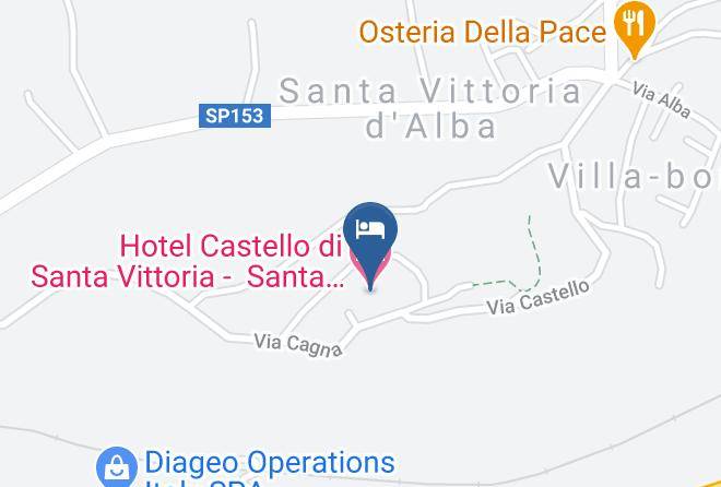 Cuneo - Hotel Castello Di Santa Vittoria Santa Vittoria Dalba Maps
