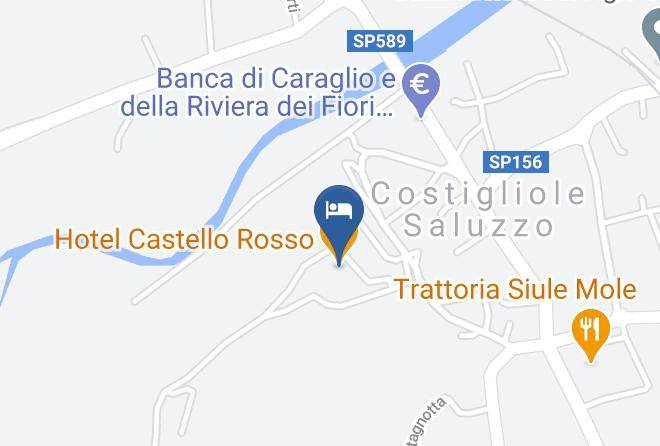 Cuneo - Hotel Castello Rosso Maps