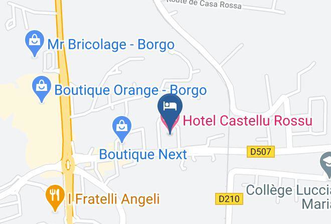 Northernsica - Hotel Castellu Rossu Maps