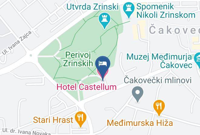 Cakovec - Hotel Castellum Maps