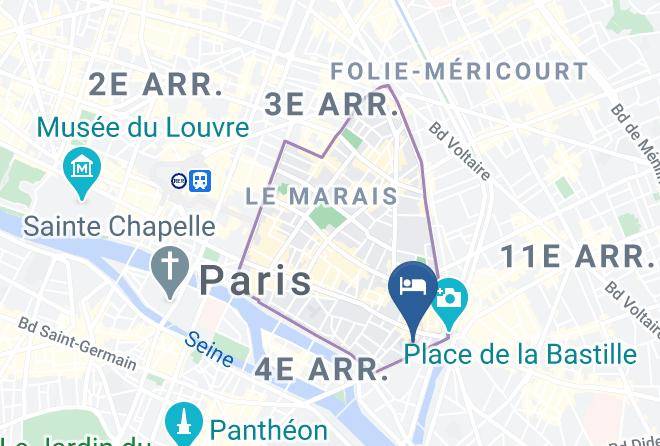 Paris - Hotel Castex Maps