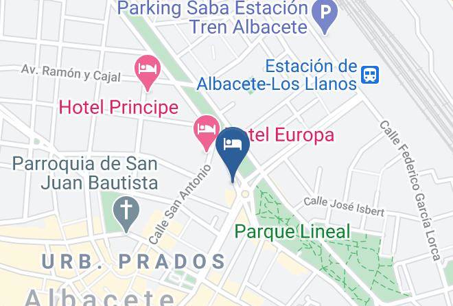 Albacete - Hotel Castilla Maps