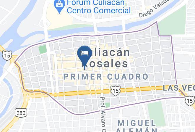 Culiacan - Hotel Castilla Maps