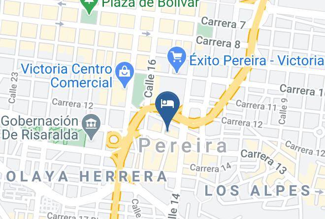 Pereira - Hotel Castilla Real Maps