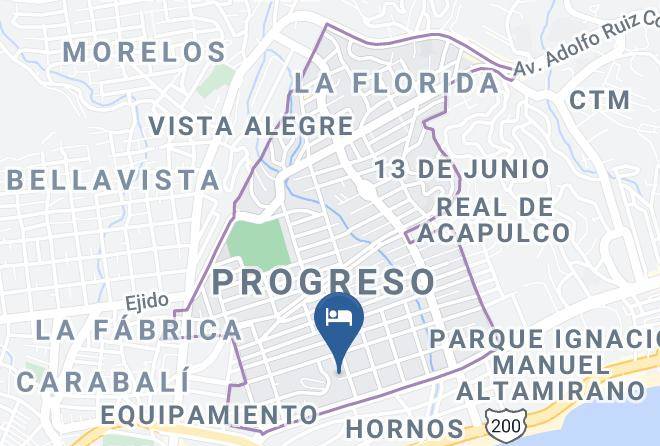Acapulco De Juarez - Hotel Castillo Maps