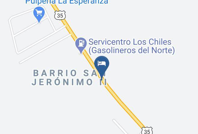 Los Chiles - Hotel Castillo Azul Maps