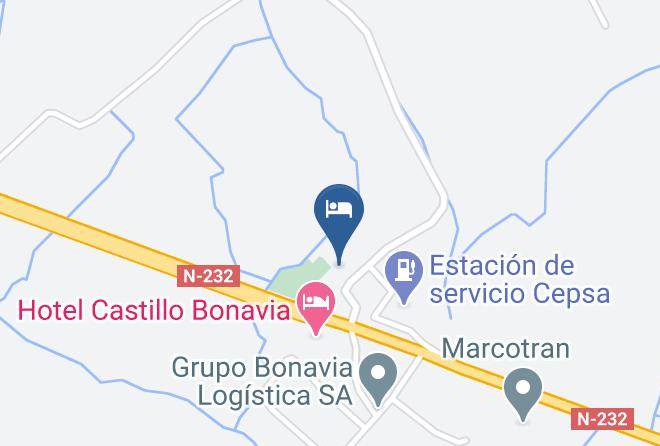 Zaragoza - Hotel Castillo Bonavia Maps