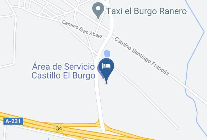 Leon - Hotel Castillo El Burgo Maps