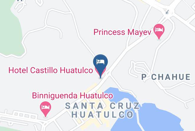Santa Maria Huatulco - Hotel Castillo Huatulco Maps