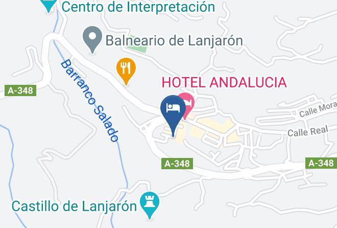 Hotel Castillo Lanjaron Map