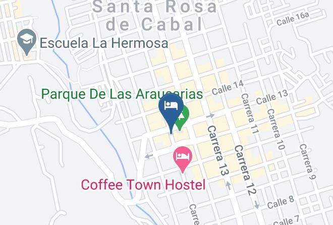 Santa Rosa De Cabal - Hotel Castillo Plaza Maps