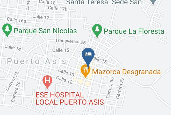 Puerto Asis - Hotel Castillo Puerto Asis Maps