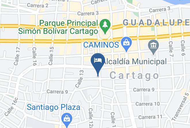 Cartago - Hotel Castillo Real Maps