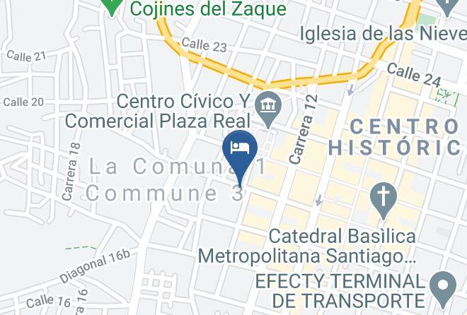 Tunja - Hotel Castillo Real De Tunja Maps