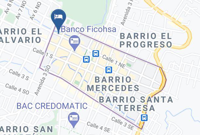 Santa Rosa Dean - Hotel Castillo Maps