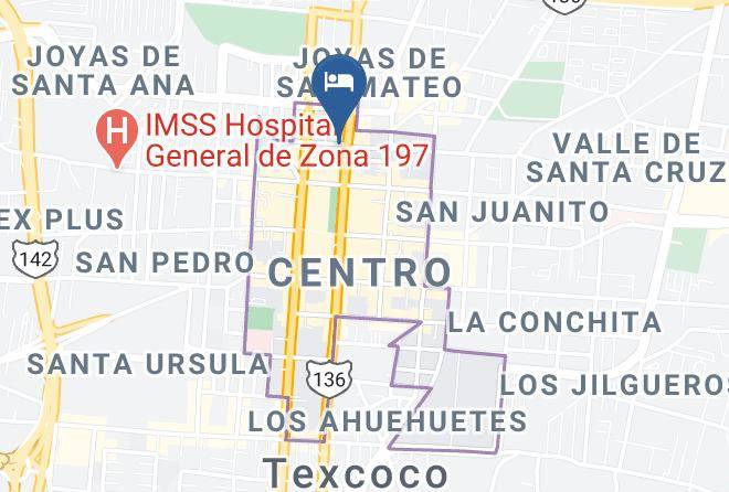 Texcoco - Hotel Castillo Maps