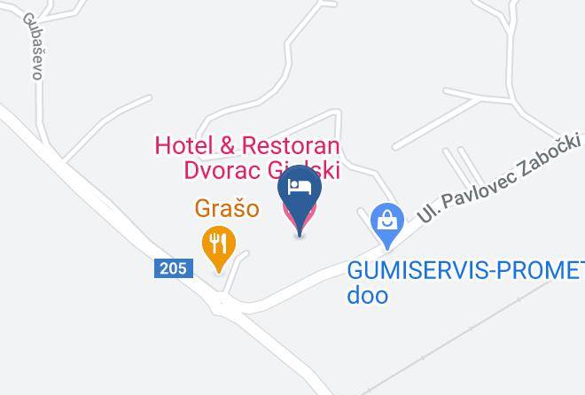 Zabok - Hotel Castle Gjalski Maps