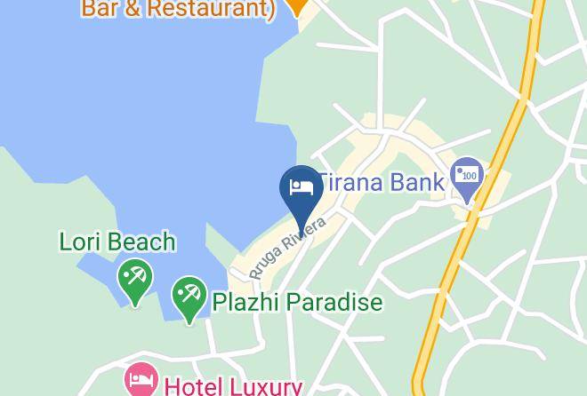 Saranda - Hotel Castle Maps