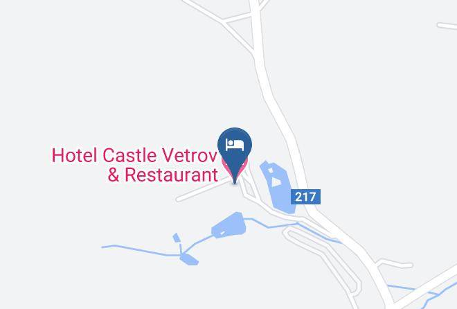 Hotel Castle Vetrov & Restaurant Map