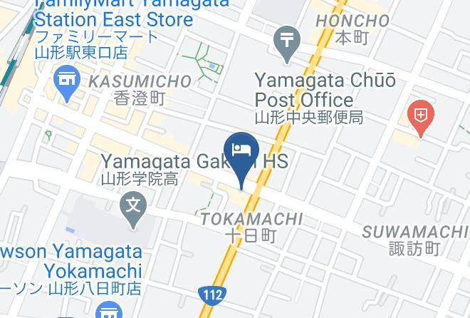 Yamagata City - Hotel Castle Maps