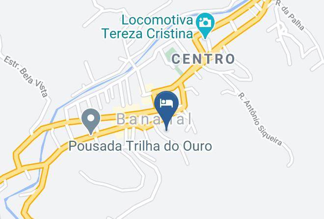 Bananal - Hotel Castor Maps