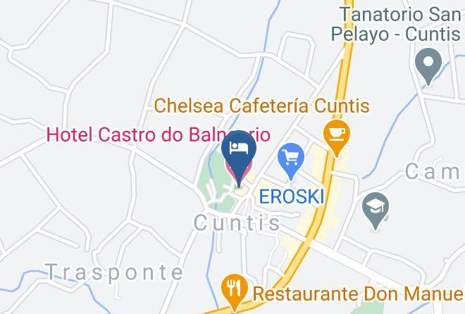 Pontevedra - Hotel Castro Do Balneario Maps