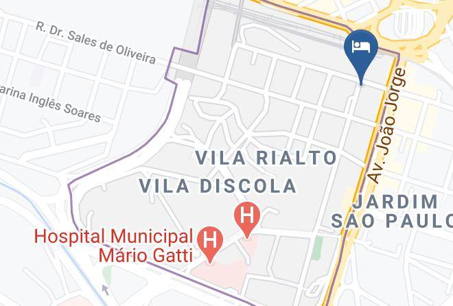 Campinas - Hotel Castro Mendes Maps