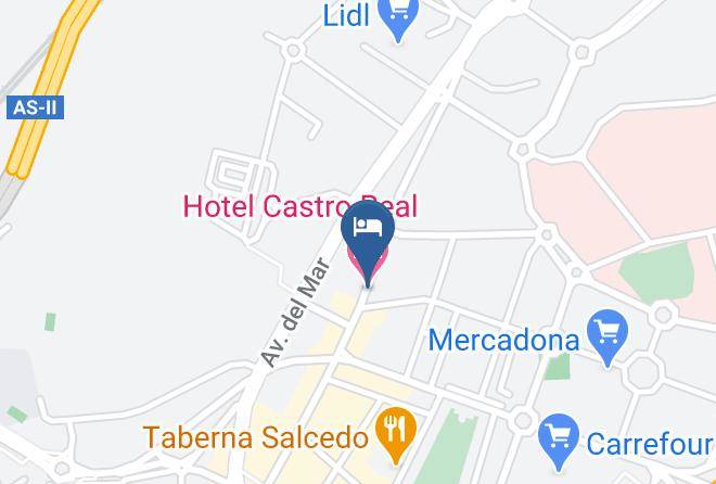 Asturias - Hotel Castro Real Maps