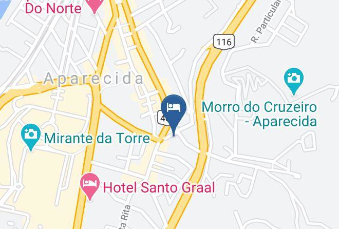 Aparecida - Hotel Castro Santos Maps