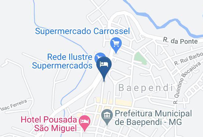 Baependi - Hotel Catagua Maps