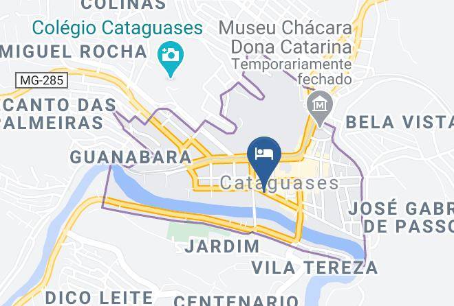 Cataguazes - Hotel Cataguases Sociedade Maps