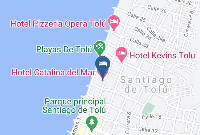 Tolu - Hotel Catalina Del Mar Maps