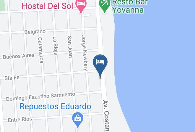 Mar Del Tuyu - Hotel Catalina Maps