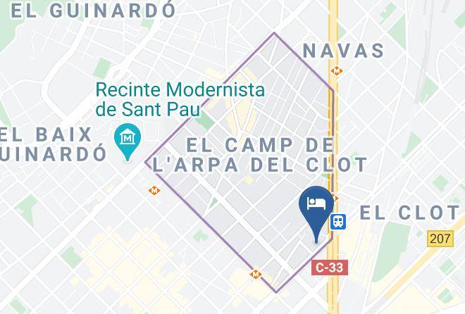 Barcelona - Hotel Catalonia Albeniz Maps